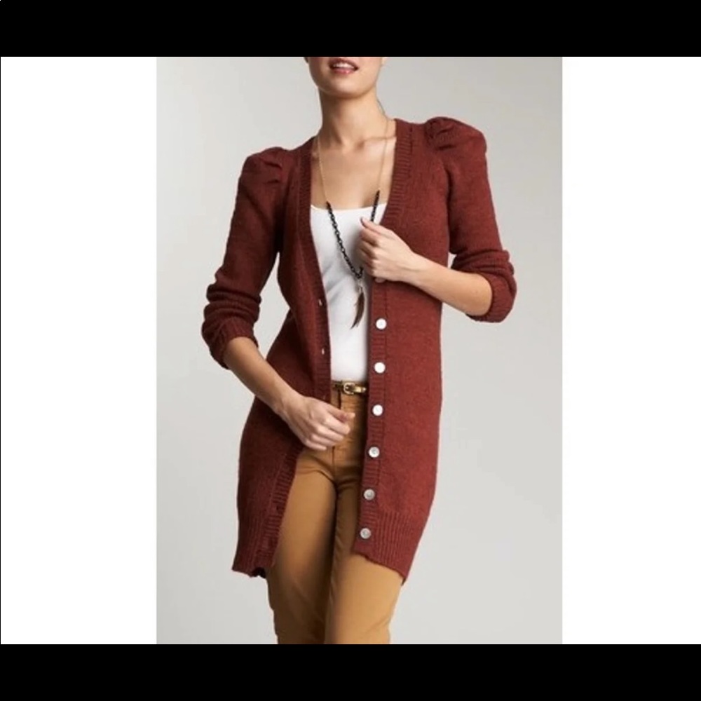 Vertigo Paris Sweaters | Knit Long Sleeve Cardigan